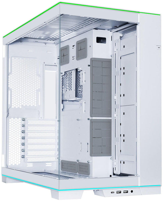 Lian Li PC-O11 Dynamic EVO RGB Mid-Tower Box, Tempered Glass, White