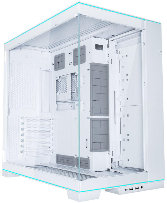 Lian Li PC-O11 Dynamic EVO RGB Mid-Tower Box, Tempered Glass, White