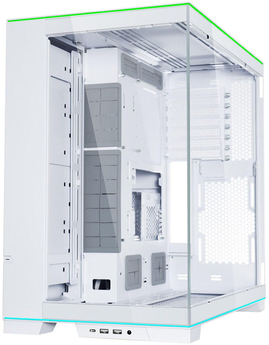 Lian Li PC-O11 Dynamic EVO RGB Mid-Tower Box, Tempered Glass, White