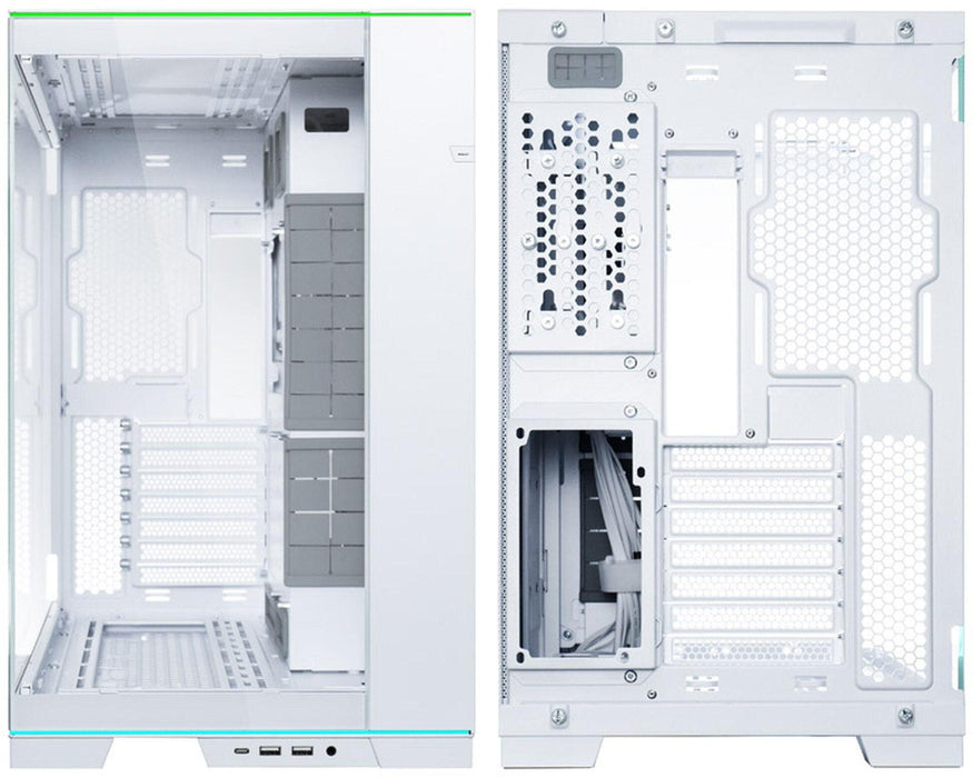 Lian Li PC-O11 Dynamic EVO RGB Mid-Tower Box, Tempered Glass, White