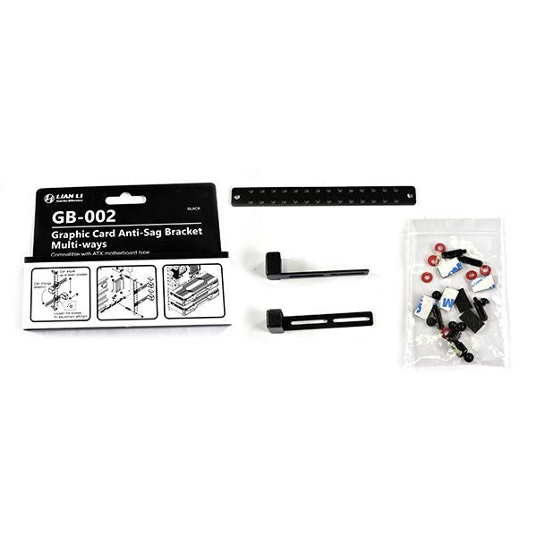 Lian Li GB-002 Graphics Card Bracket, VGA, Anti-Sag, Black