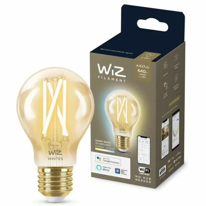 Light bulb Wiz Multicolour Golden F 7 W 50 W E27 - Декорация и Осветление<<<Дом Градина<<<BigBuy&&&LED