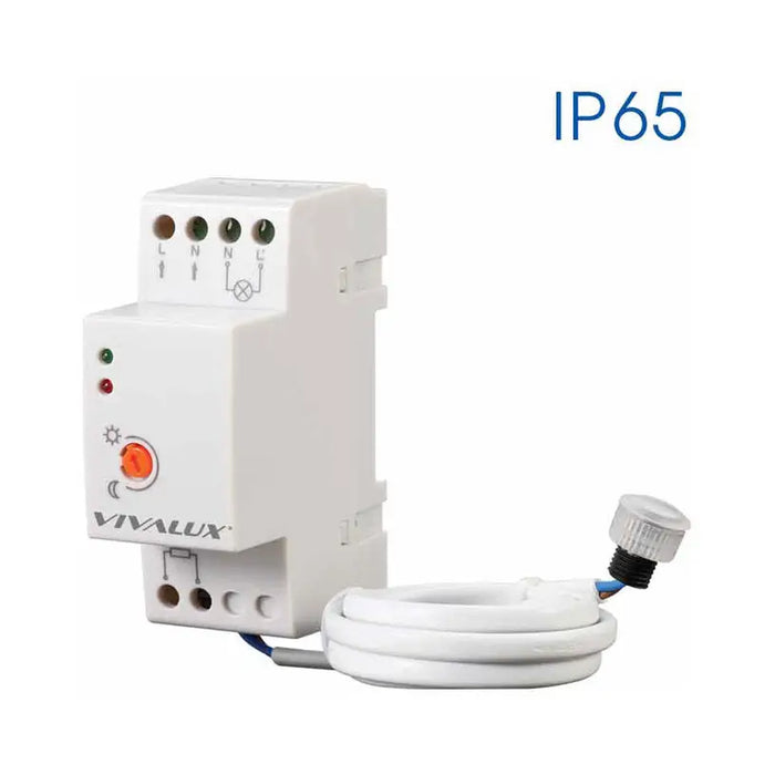 LIGHT SENSITIVE SENSOR ECHO LC SR-GR IP65/20A VIVALUX - Сензори и датчици<<<Електроматериали<<<Строителни