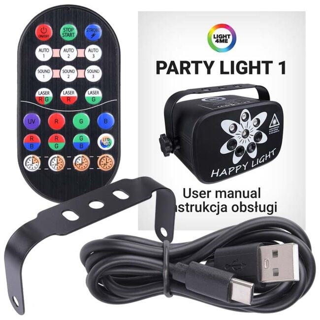 Light4Me Party Light 1 - LED effects, disco lighting, UV lasers