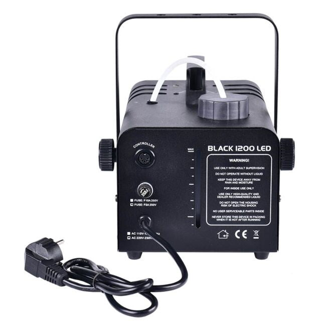 LIGHT4ME Black 1200 LED - fog smoke generator