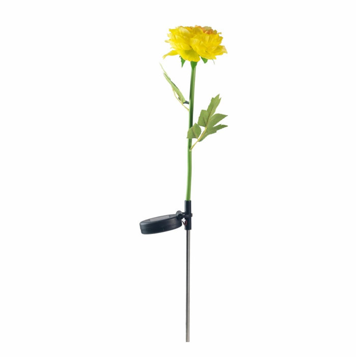 LED SOLAR PEONY YELLOW LIGHTEX
