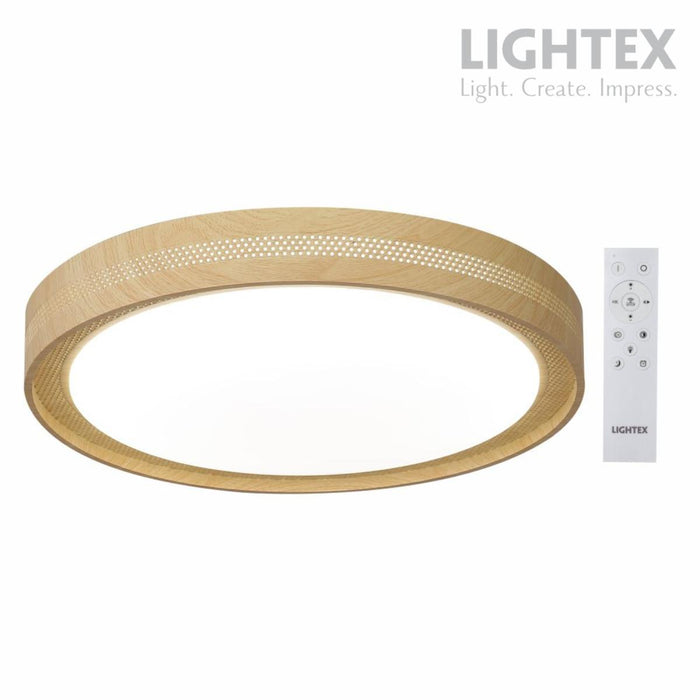 LED CEILING CALIFORNIA 72W WOOD LIGHTEX