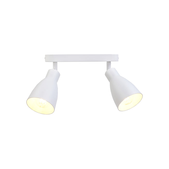 SPOT 2XE27 WHITE IZOLA LIGHTEX