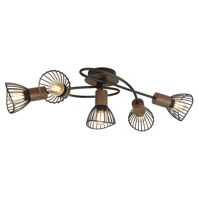 SPOT 5XE14 BLACK LIGHTEX DALIA