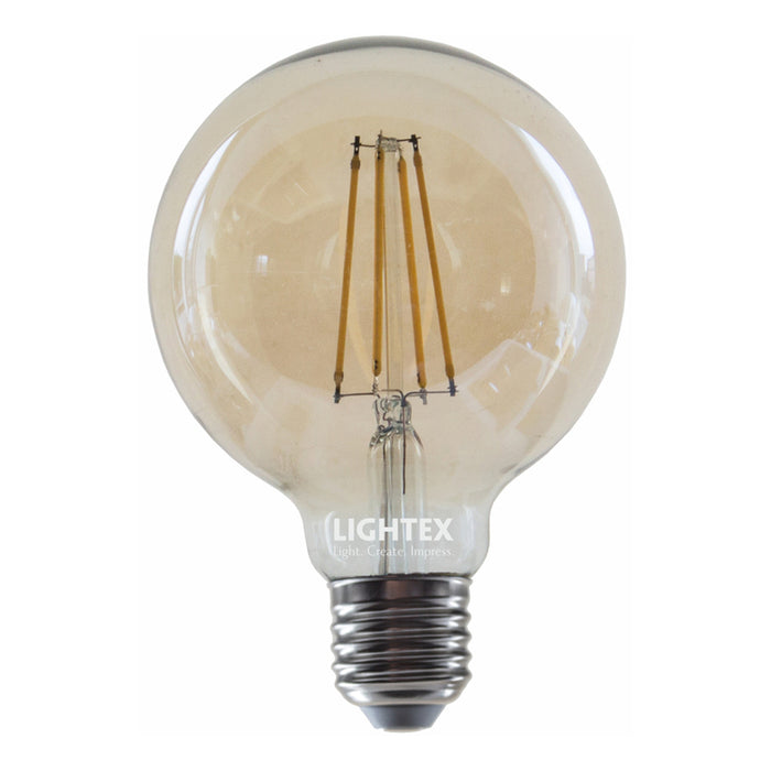 LED BULB FILAMENT E27 8W G95 2700K 1055LM LIGHTEX GOLD