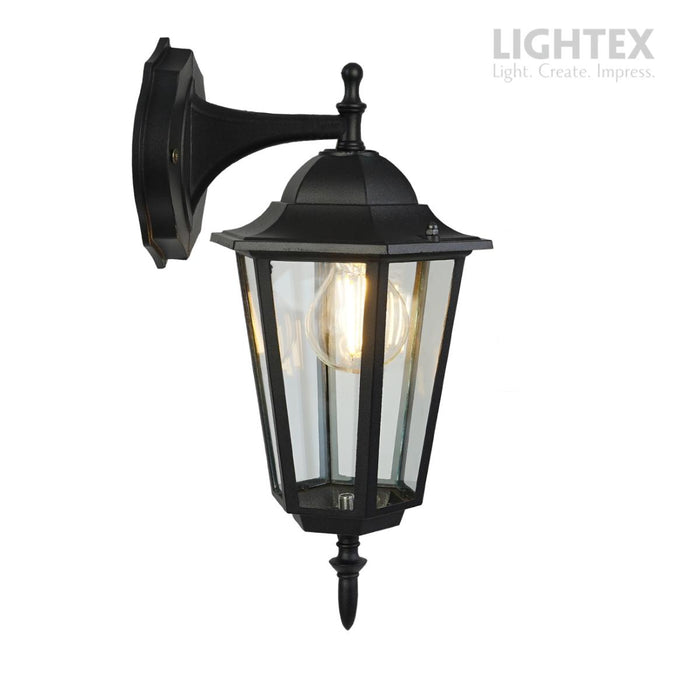 CITY LANTERN TINO E27 BLACK TOP