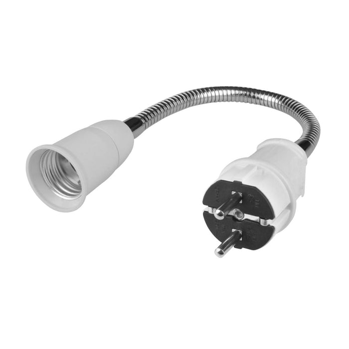 SOCKET E27 WITH CABLE AND PLUG