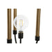Lighting decoration DKD Home Decor Black Golden Metal (18 x 18 x 61 cm) - Декорация и Осветление<<<Дом