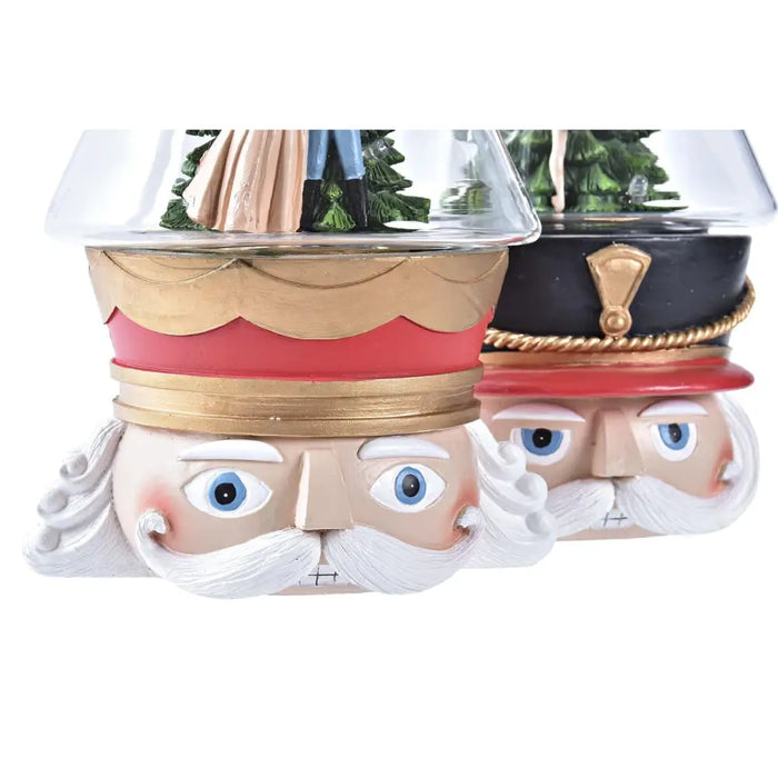Lighting decoration DKD Home Decor Christmas Red White (15 x 13,5 x 24 cm) (2 Units) - Декорация и Осветление<<<Дом