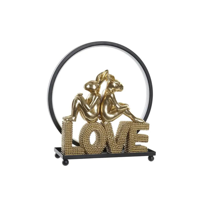 Lighting decoration DKD Home Decor Love Resin Rabbit love 30 x 11 x 31,5 cm - Декорация и Осветление<<<Дом