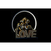 Lighting decoration DKD Home Decor Love Resin Rabbit love 30 x 11 x 31,5 cm - Декорация и Осветление<<<Дом