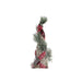 Lighting decoration DKD Home Decor Red Green Natural Snowfall 20 x 20 x 80 cm Cones Christmas LED (3 Pieces)