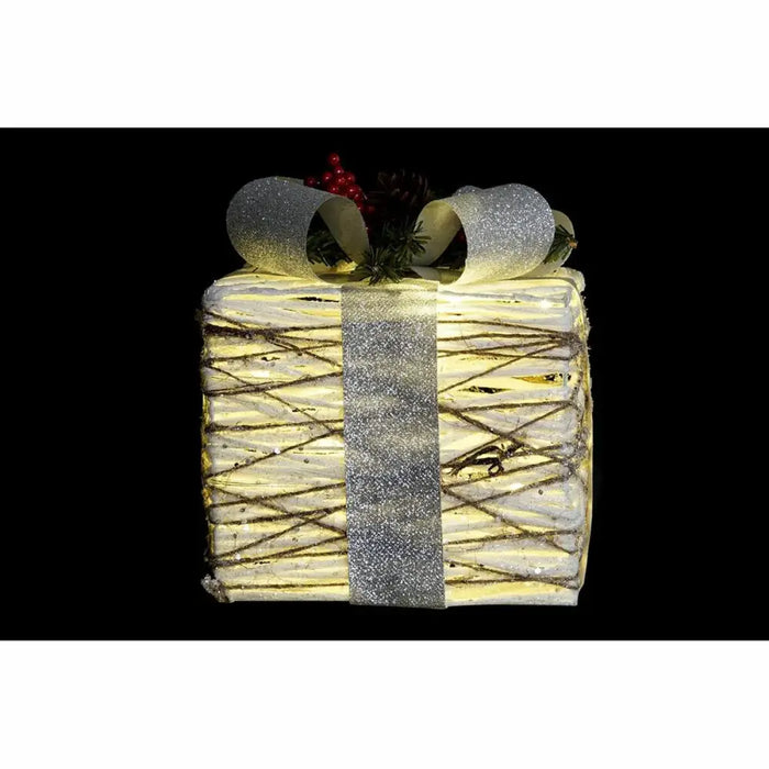 Lighting decoration DKD Home Decor White Silver LED 25 x 25 x 28 cm (3 Pieces) - Декорация и Осветление<<<Дом