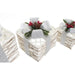 Lighting decoration DKD Home Decor White Silver LED 25 x 25 x 28 cm (3 Pieces) - Декорация и Осветление<<<Дом
