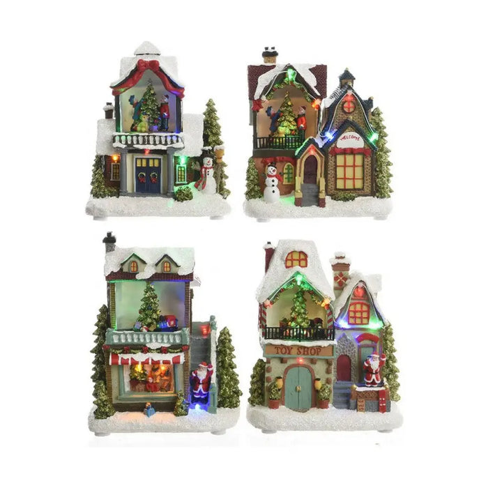 Lighting decoration Lumineo Christmas 14 x 9 x 20 cm (3 Units) - Декорация и Осветление<<<Дом