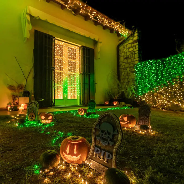 LIGHTING STRING 355CM 400LED TWINKLY TWS400SPP-BEU - Шатри<<<Чадъри сенници и шатри<<<Градина<<<Praktiker&&&Christmas