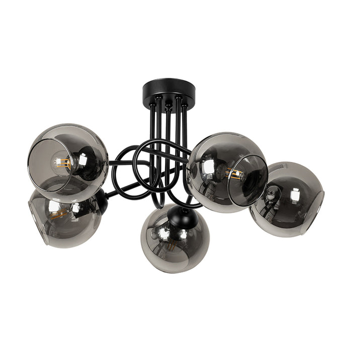 ПЛАФОН 5XE27 ЧЕРЕН LIGHTSTYLE АЛЕКС