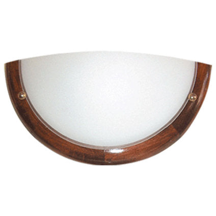 APPLIQUE WOOD CIRCLE LIGHTSTYLE WALNUT