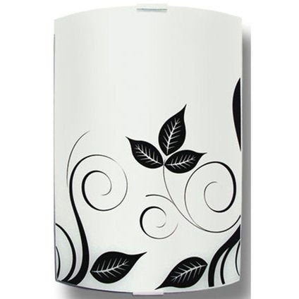 FLORA WALL SQUARE BLACK/WHITE LIGHTSTYLE FLORA