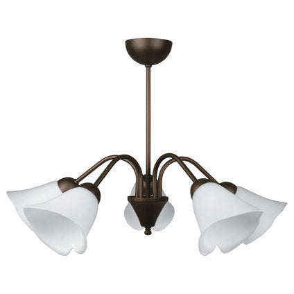 CHANDELIER 5XE27 60W PATINA LIGHTSTYLE RAVELO