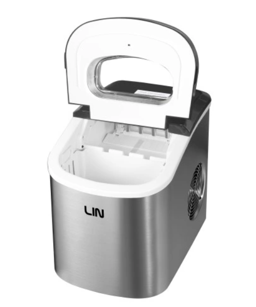 Portable ice maker LIN ICE PRO-S12 silver