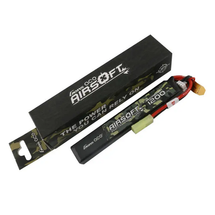Lipo Battery GENS ACE AIRSOFT GUN 1200mAh 7.4V 2S1P 25C - Lithium and NiMH<<<Batteries<<<RC models<<<InnproXML
