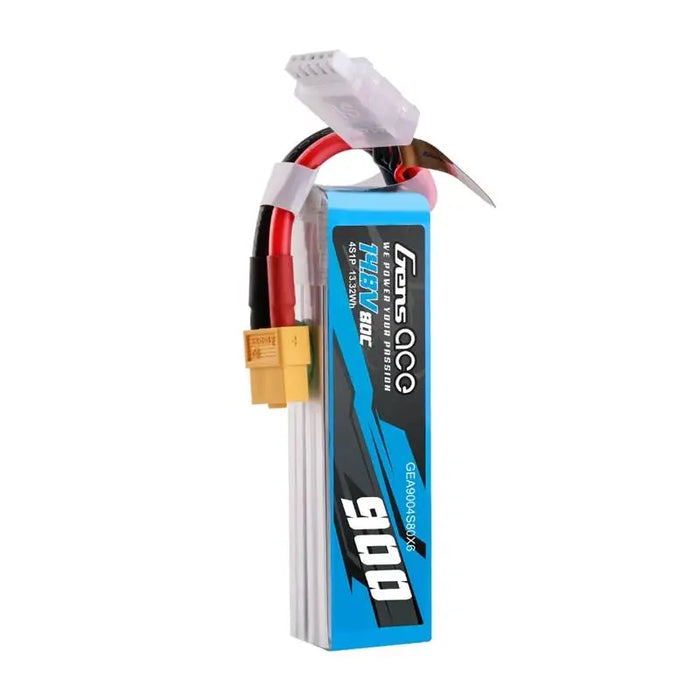 Lipo Gens Ace 900mAh 14.8V 80C 4S1P battery with XT60 connector - Lithium and NiMH<<<Batteries<<<RC models<<<InnproXML
