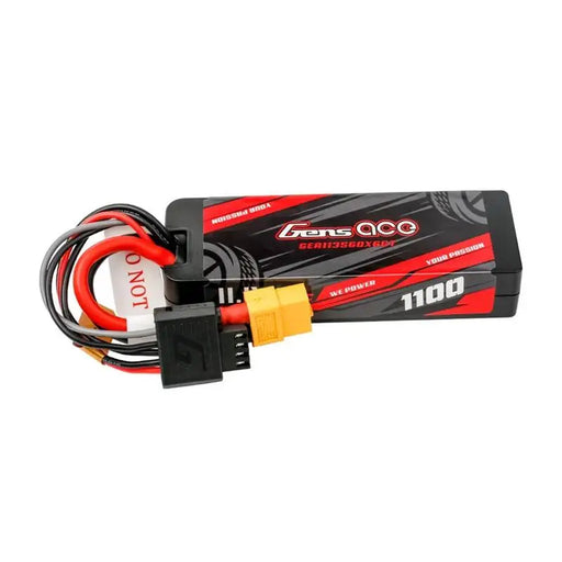 Lipo Gens ace G-Tech 1100mAh 11.1V 3S1P 60C GRP-76 Hardcase Battery with XT60 Plug - Lithium and NiMH<<<Batteries<<<RC