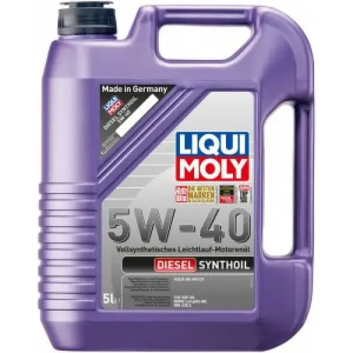 LIQUI MOLY DIESEL SYNTHOIL 5W-40 5L - АВТОМОБИЛНИ МАСЛА<<<MaxCar