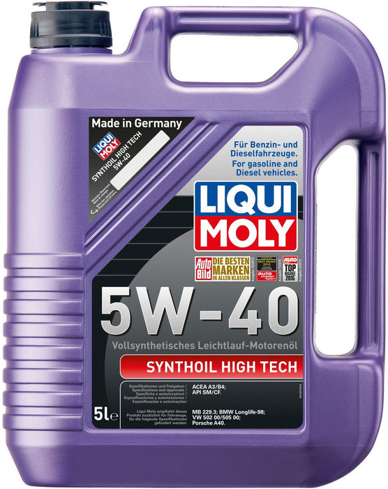 LIQUI MOLY SYNTHOIL HIGN TECH 5W-40 5L