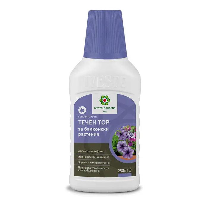 LIQUID FERTILIZER FOR BALCONY PLANTS 0.25L IVESTO - Торове<<<Торове почви и тревни смески<<<Градина<<<Praktiker