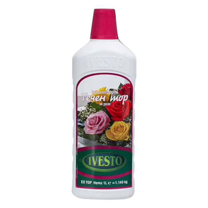 LIQUID FERTILIZER FOR ROSES 1L IVESTO - Торове<<<Торове почви и тревни смески<<<Градина<<<Praktiker