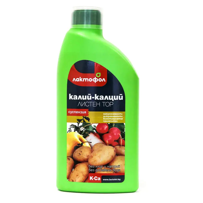 LIQUID FERTILIZER POTASSIUM/CALCIUM 0.45L LACTOFOL - Торове<<<Торове почви и тревни