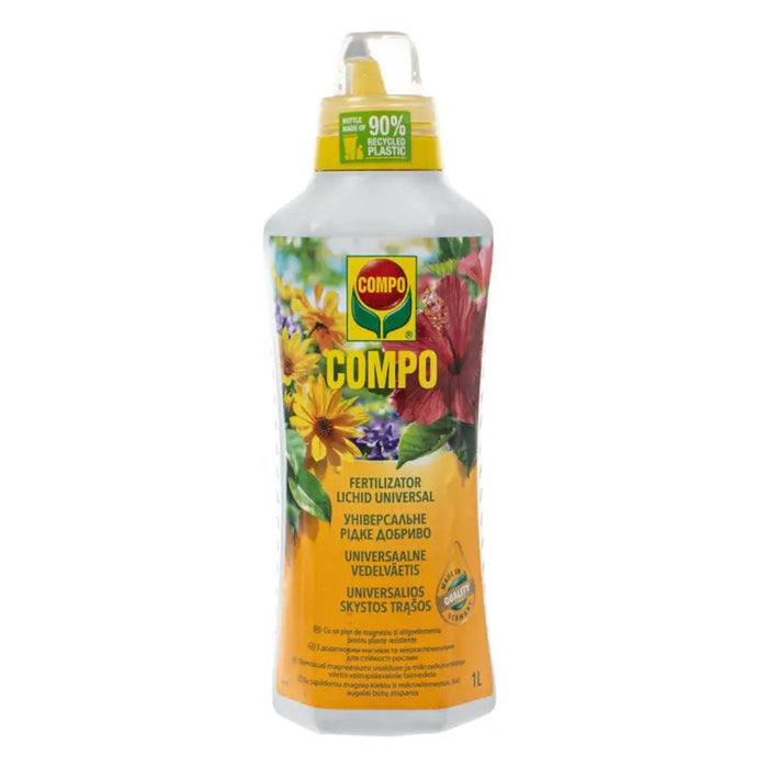 LIQUID FERTILIZER UNIVERSAL 1L COMPO - Торове<<<Торове почви и тревни смески<<<Градина<<<Praktiker