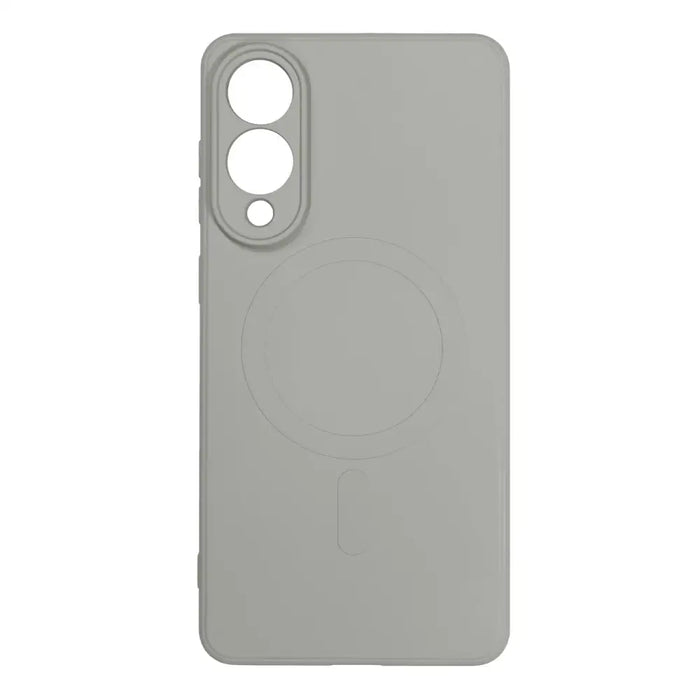 Liquid Silicone Case with MagSafe for Samsung Galaxy S25 Edge - Gray - Cell phone cases and covers<<<HurtelXML