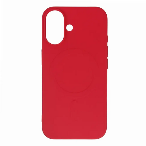 Liquid Silicone Case with MagSafe for Samsung Galaxy S25 Edge - Red - Cell phone cases and covers<<<HurtelXML