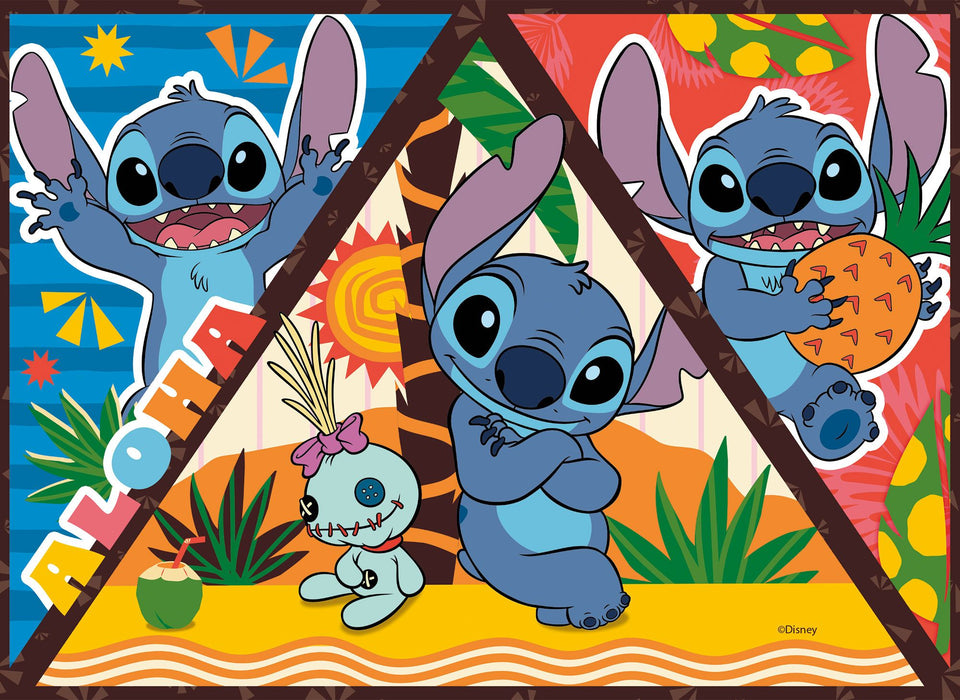 LISCIANI DISNEY PUZZLE DF MAXI FLOOR 4 X 48 STITCH