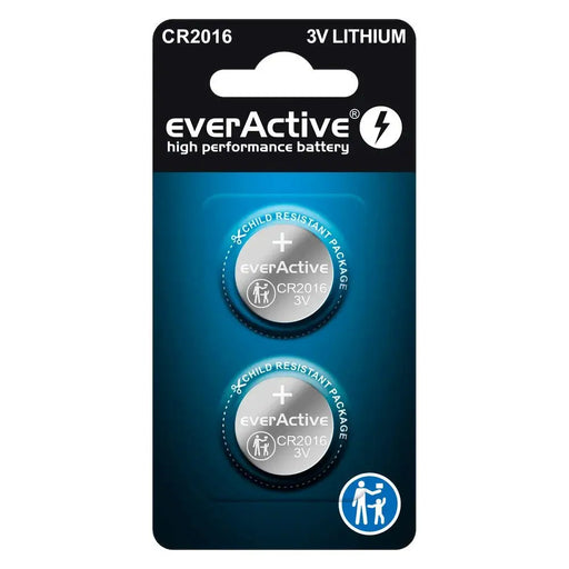 Lithium batteries mini everActive CR2016 blister 2 pcs. - BatteriesBAL-BAT<<<batteries and chargersBAL<<<ActionPL