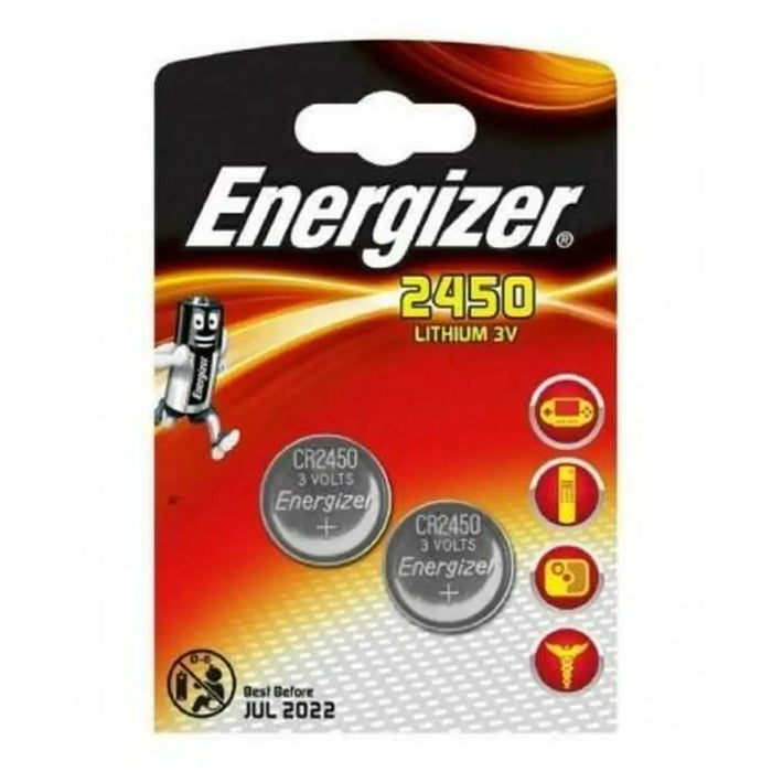 Lithium Button Batteries Energizer 3 V CR2450 (10 Units) - Електроника Батерии<<<Компютри|