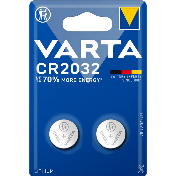 Lithium Button Batteries Varta CR 2032 230 mAh 3 V (2 Units) - Батерии<<<Батерии и зарядни у-ва<<<ValiAPI&&&Алкални
