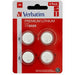Lithium Button Batteries Verbatim 3 V CR2025 4 Pieces (20 Units) - Електроника Батерии<<<Компютри|