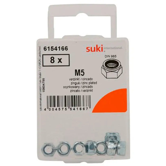 LOCK NUT 8 PCS SUKI M5 - Болтове и гайки<<<Винтове и болтови съединения<<<Инструменти и железария<<<Praktiker