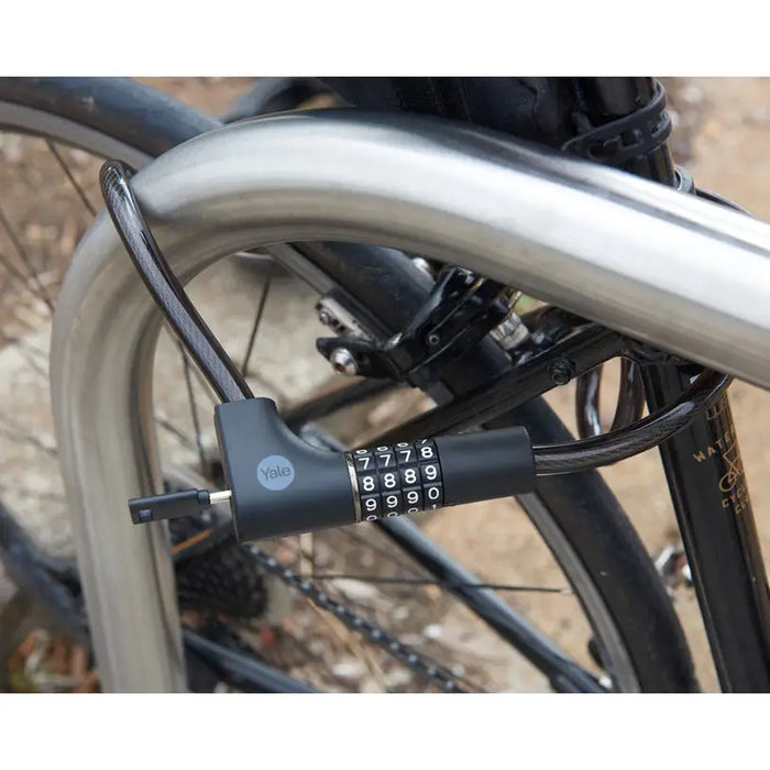 LOCKING DEVICE WITH KEY YALE YCC0/12/100/2 - Аксесоари за велосипеди<<<Велосипеди и аксесоари<<<Авто и