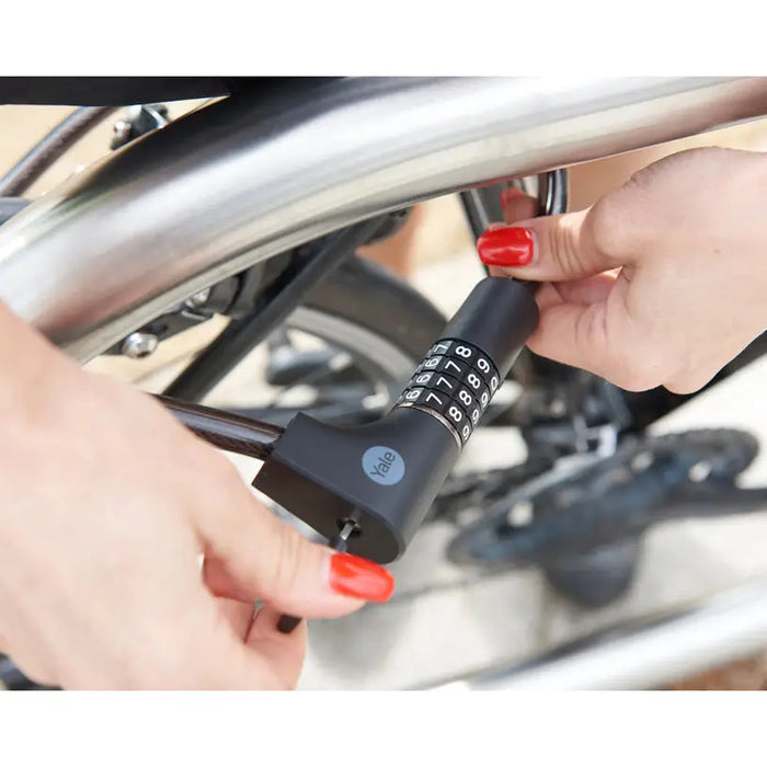 LOCKING DEVICE WITH KEY YALE YCC0/12/100/2 - Аксесоари за велосипеди<<<Велосипеди и аксесоари<<<Авто и