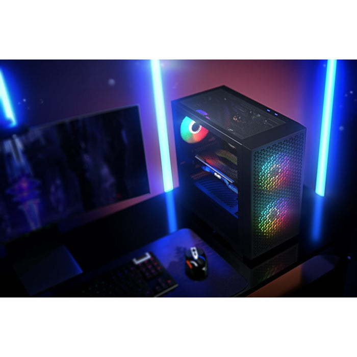 ATX Semi-tower Box Logic AM-DART-PRO-ARGB-10 Black